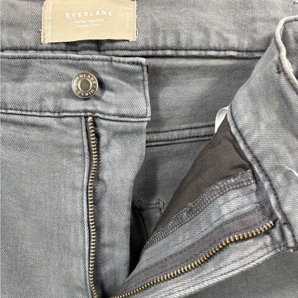 Everlane The Way High Slim Organic Cotton Jeans | Size 31 Short - Picture 6 of 11